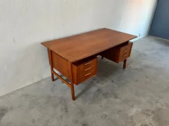Pamono Teak Desk by Gunni Omann for Omann Jun, 1960s><noscript><img width=
