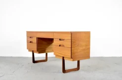 Online Pamono Teak Desk by Gunther Hoffstead for Uniflex, 1960s