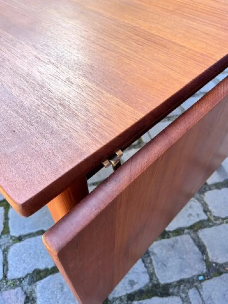 Best Pamono Teak Dining Table with Suspended Top