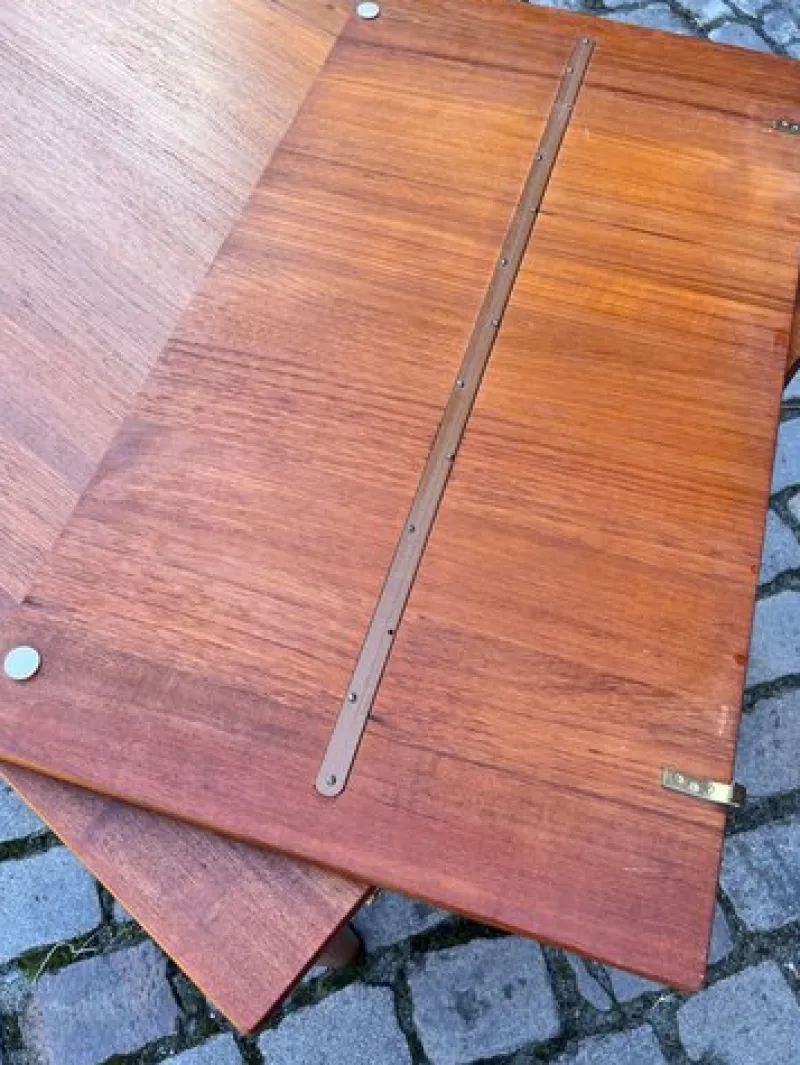 Best Pamono Teak Dining Table with Suspended Top