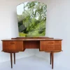 Hot Pamono Teak Dressing Table with Mirror, 1960s