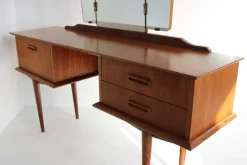 Hot Pamono Teak Dressing Table with Mirror, 1960s