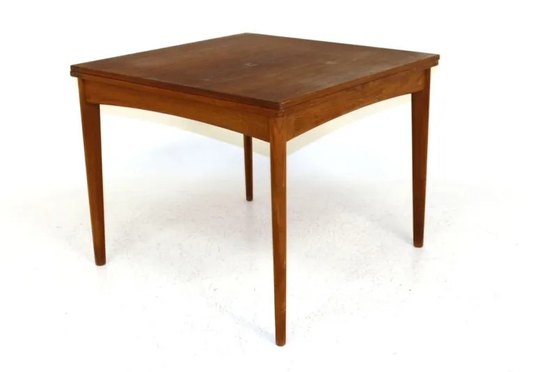 Discount Pamono Teak Game Table, Denmark, 1960s