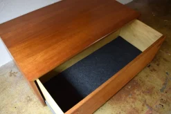 Pamono Teak Hifi Lowboard, Denmark, 1960s