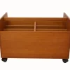 Pamono Teak Magazine Rack by Rolf Hesland for Bruksbo, 1960s> Magazine Racks