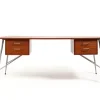 Sale Pamono Teak Model 202 Desk by Børge Mogensen, 1950s