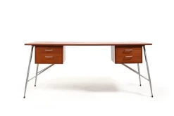 Sale Pamono Teak Model 202 Desk by Børge Mogensen, 1950s