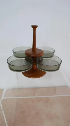 Online Pamono Teak Rotating Lazy Susan from Digsmed, Denmark, 1970s