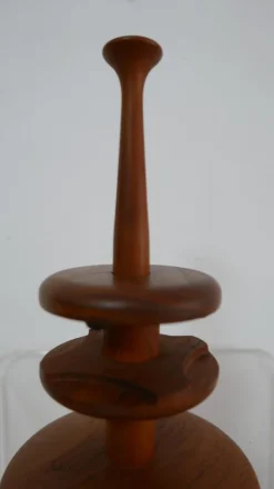 Online Pamono Teak Rotating Lazy Susan from Digsmed, Denmark, 1970s
