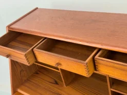 Pamono Teak Secretary Desk from Bernhard Pedersen & Søn, 1960s><noscript><img width=