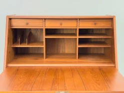 Pamono Teak Secretary Desk from Bernhard Pedersen & Søn, 1960s><noscript><img width=