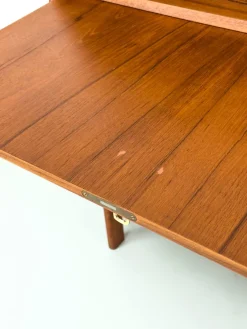 Pamono Teak Secretary Desk from Bernhard Pedersen & Søn, 1960s><noscript><img width=