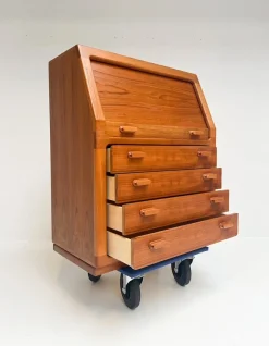 Pamono Teak Secretary from Dyrlund, 1960s> Secretaires