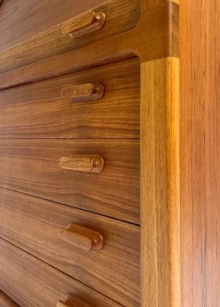 Pamono Teak Secretary from Dyrlund, 1960s><noscript><img width=