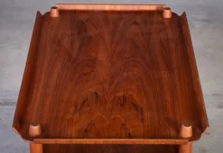 Pamono Teak Serving Bar Cart by Poul Hundevad, 1960s><noscript><img width=