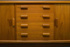 Pamono Teak Sideboard by Johannes Andersen for CFC Silkeborg, 1960s><noscript><img width=