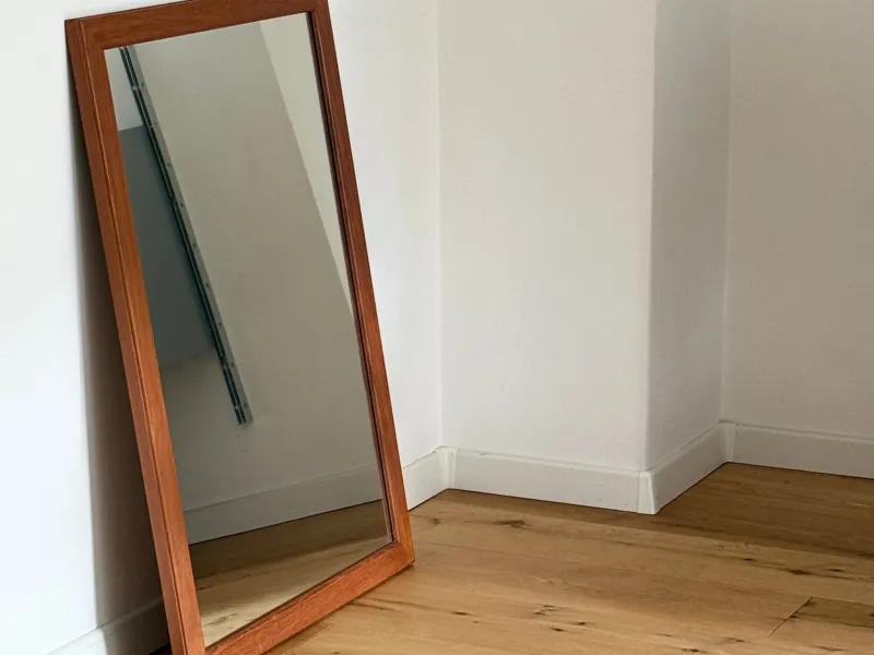 Pamono Teak Wall Mirror by Kai Kristiansen for Aksel Kjersgaard, 1950s> Mirrors