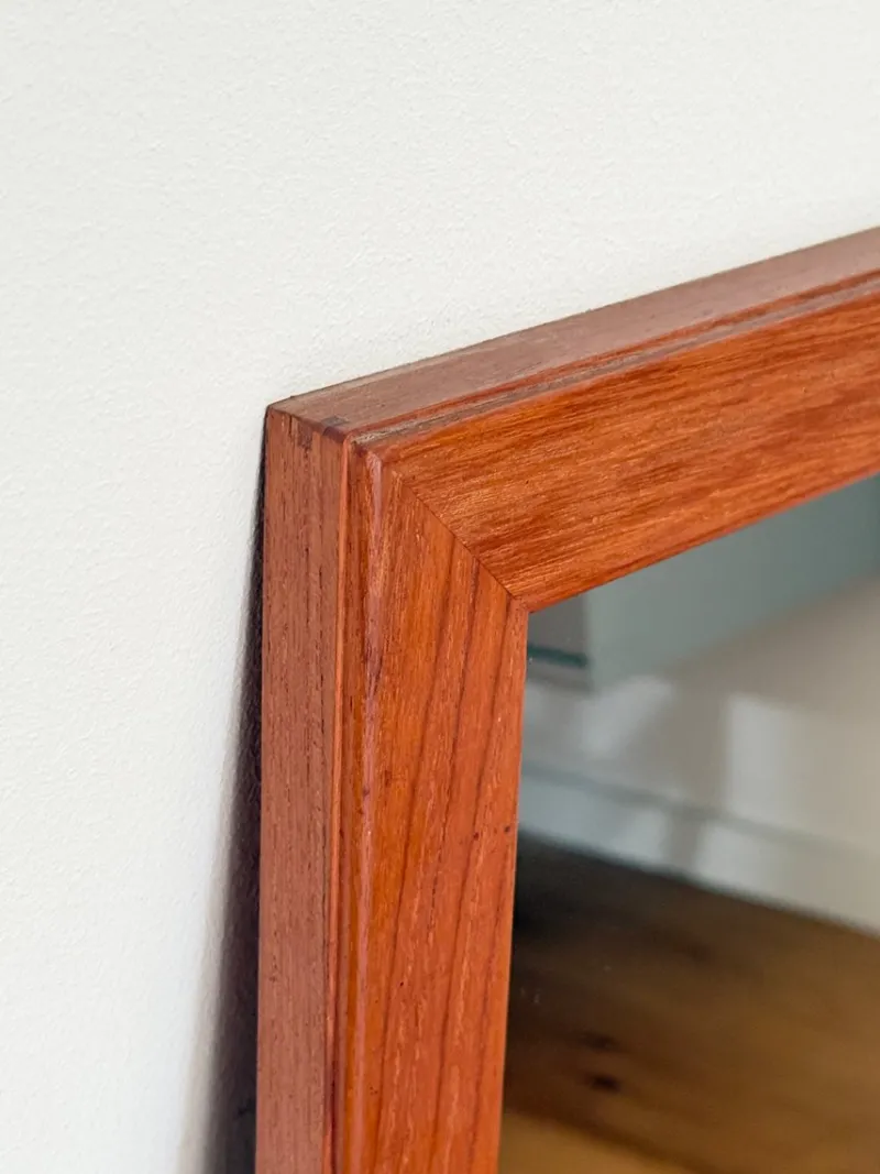 Pamono Teak Wall Mirror by Kai Kristiansen for Aksel Kjersgaard, 1950s> Mirrors
