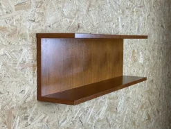 Clearance Pamono Teak Wall Shelf, Denmark, 1960s