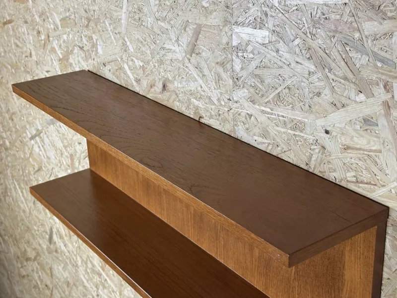 Clearance Pamono Teak Wall Shelf, Denmark, 1960s