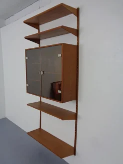 Hot Pamono Teak Wall Unit by Kai Kristiansen for Feldballes Furniture Factory, Denmark, 1960s, Set of 7