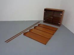 Hot Pamono Teak Wall Unit by Kai Kristiansen for Feldballes Furniture Factory, Denmark, 1960s, Set of 7