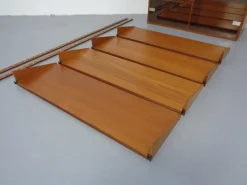 Hot Pamono Teak Wall Unit by Kai Kristiansen for Feldballes Furniture Factory, Denmark, 1960s, Set of 7