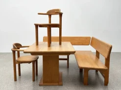 Pamono Team 7 Set with Corner Bench and Table and Chairs, Set of 4><noscript><img width=