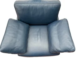 Outlet Pamono Team Lounge Chairs in Leather from Wellis, 1980s, Set of 2