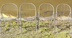 Hot Pamono Ted Net Chairs by Niels Gammelgaard fpr Ikea, 1970s, Set of 4