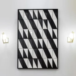 Pamono Tejo Black & White Tiles Panel by Mambo Unlimited Ideas><noscript><img width=