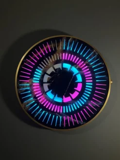 Pamono Tempus Black Marble Clock by Ben Rousseau> Clocks