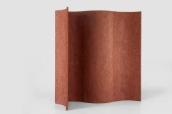 Discount Pamono Terracotta Elm Burl Veneer Room Divider by Daniel Nikolovski & Danu Chirinciuc for KABINET, 2019