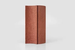 Discount Pamono Terracotta Elm Burl Veneer Room Divider by Daniel Nikolovski & Danu Chirinciuc for KABINET, 2019