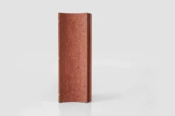 Discount Pamono Terracotta Elm Burl Veneer Room Divider by Daniel Nikolovski & Danu Chirinciuc for KABINET, 2019