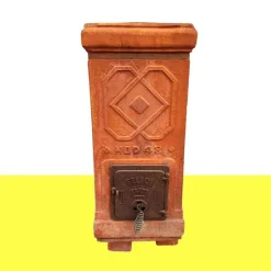 Pamono Terracotta Stove, 1930s> Architectural Elements