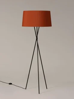 Discount Pamono Terracotta Tripode G5 Floor Lamp by Santa & Cole