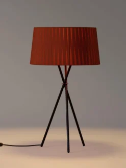Clearance Pamono Terracotta Trípode G6 Table Lamp by Santa & Cole