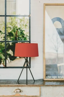 Clearance Pamono Terracotta Trípode G6 Table Lamp by Santa & Cole