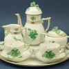 Discount Pamono Tete À Tete Coffee Service with Tray in Porcelain with Apponyi Decoration from Herend, Hungary, 1930s, Set of 8
