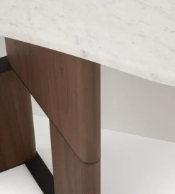 Pamono Tetris Walnut and Marble Console Table by Morica Design><noscript><img width=
