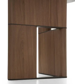 Pamono Tetris Walnut and Marble Console Table by Morica Design><noscript><img width=