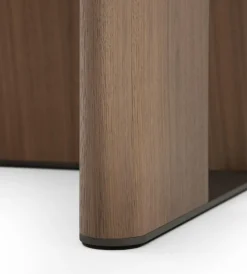 Pamono Tetris Walnut and Marble Console Table by Morica Design><noscript><img width=