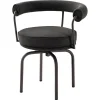 New Pamono Textured Black Lc7 Outdoor Chair by Charlotte Perriand for Cassina