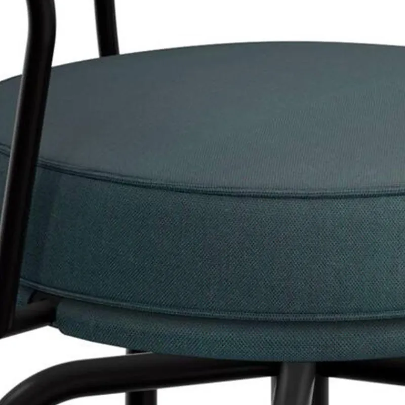 New Pamono Textured Black Lc7 Outdoor Chair by Charlotte Perriand for Cassina