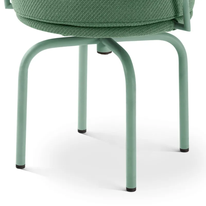 New Pamono Textured Black Lc7 Outdoor Chair by Charlotte Perriand for Cassina