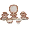 Hot Pamono 20th Century Antique Porcelain Tea Set from Doric China, Longton, Stafford, 1920s, Set of 21