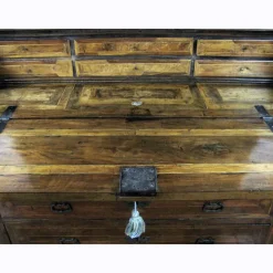 New Pamono 18th Century Antique Walnut Drop Front Desk, Marchigiana