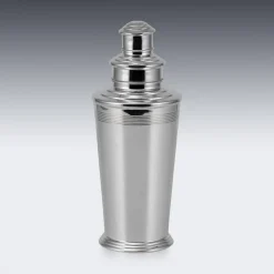 Pamono 20th Century Art Deco English Silver Plated Cocktail Shaker, 1965