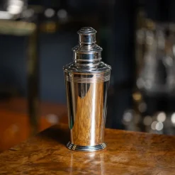 Pamono 20th Century Art Deco English Silver Plated Cocktail Shaker, 1965